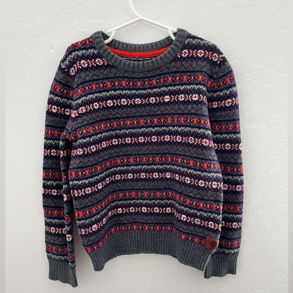 Baker by Ted Baker Boys’ Thick Knit Sweater – Multi-Color  Size 8